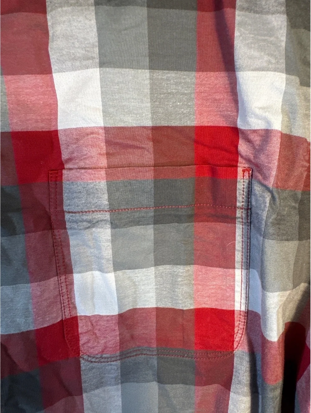 The North Face Men's XXL Short Sleeve Plaid Button-Up Shirt